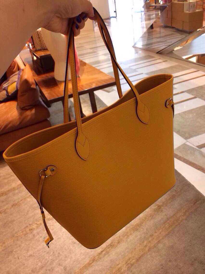 Authentic Louis Vuitton Epi Leather Neverfull MM Bag M40957 Mimo